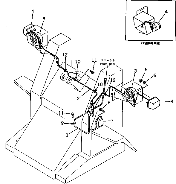 Провод 362-06-13151 Komatsu