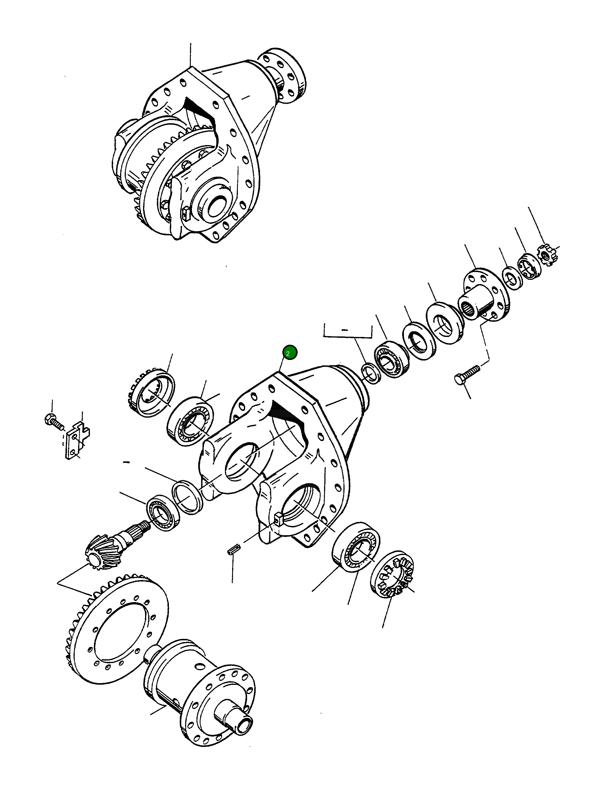 Корпус 3235415M1 Komatsu