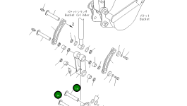 Палец 21U-70-33620 Komatsu