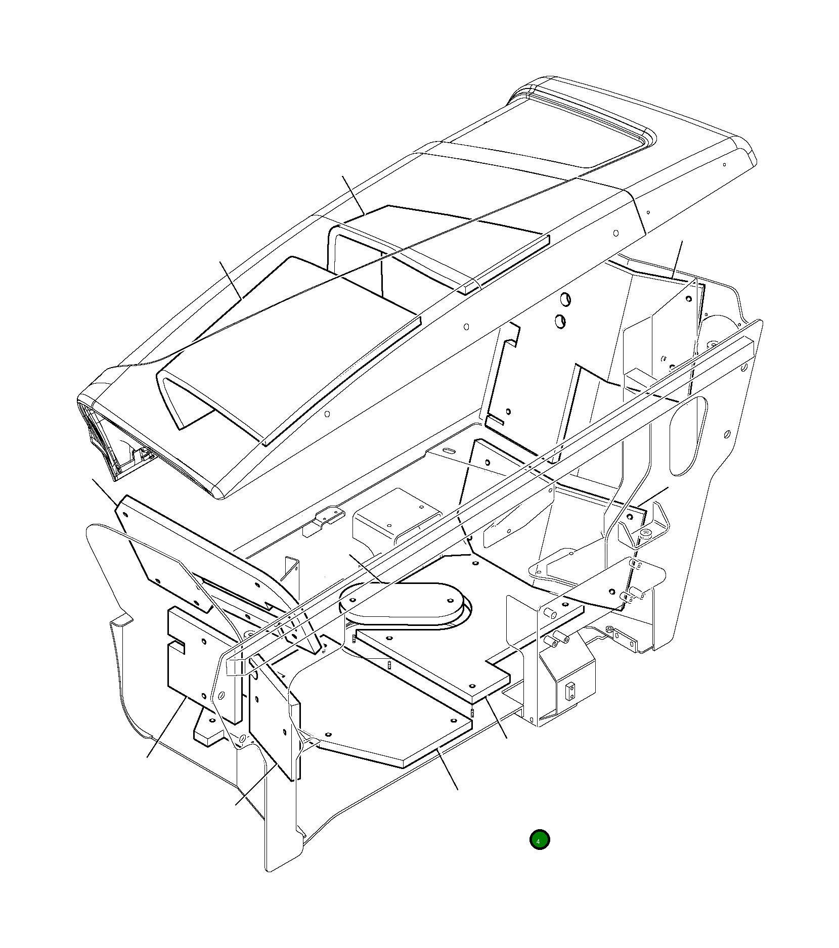 Лист 395-54-11P10 Komatsu