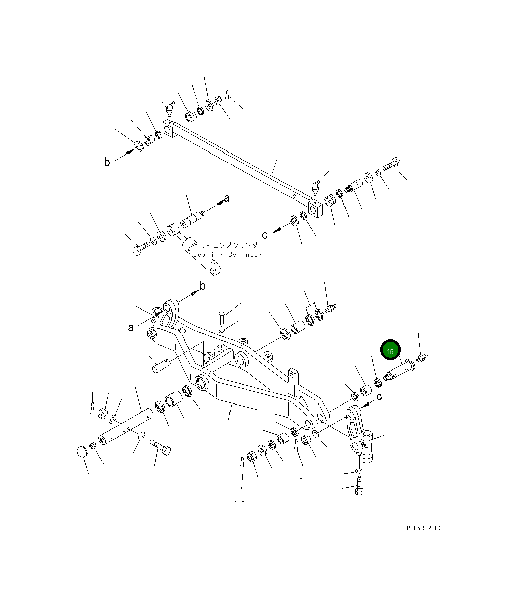 Палец 23B-27-11520 Komatsu
