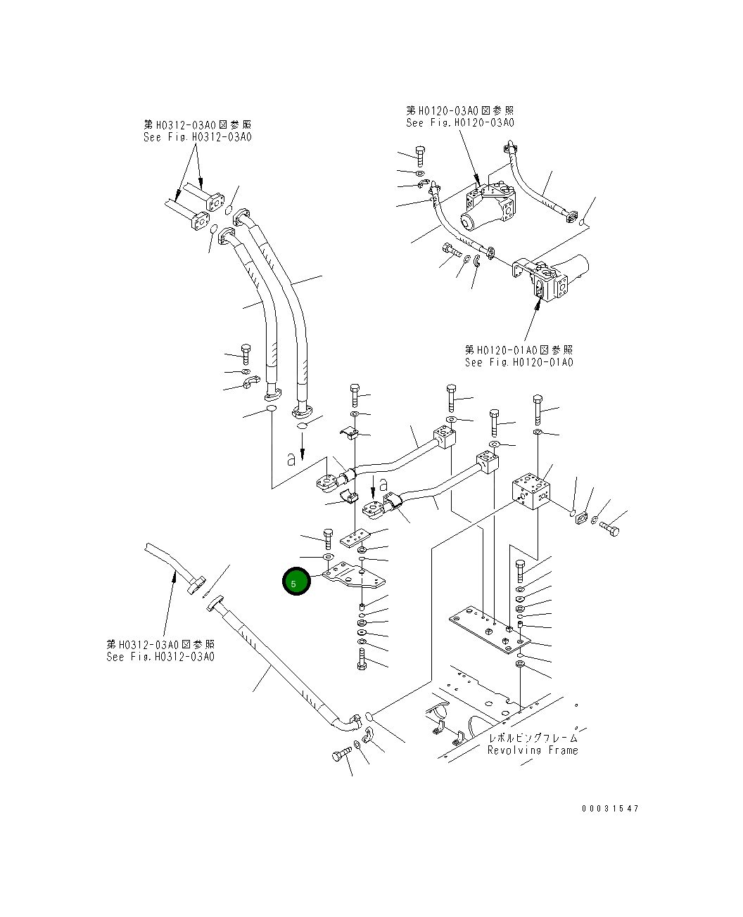 Кронштейн 21N-62-37870 Komatsu