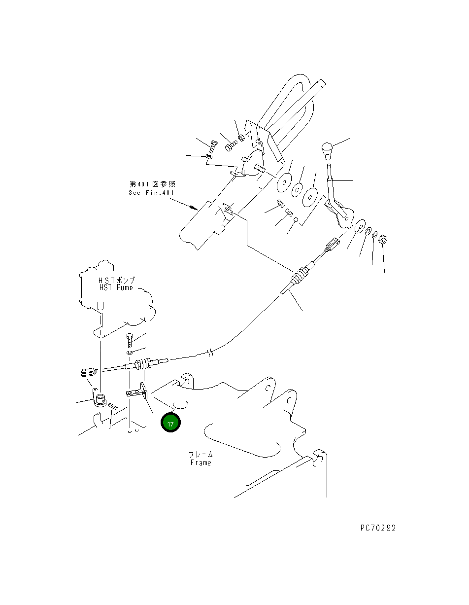 Кронштейн 2692-3-45210 Komatsu