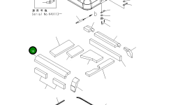 Лист 20K-54-31931 Komatsu