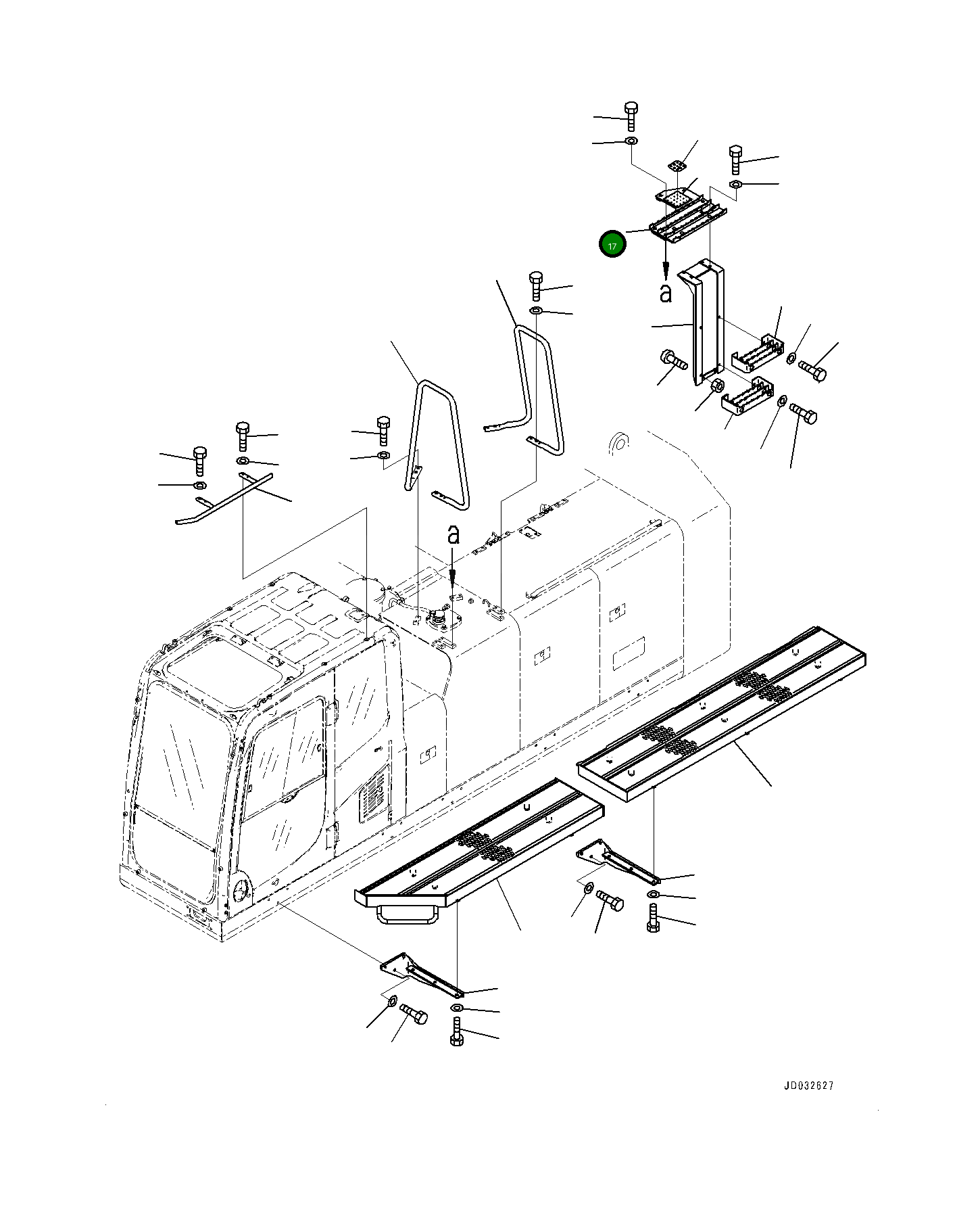 Кронштейн 21M-54-33610 Komatsu