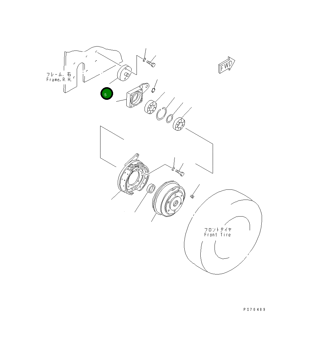 Палец 257-40-32310 Komatsu