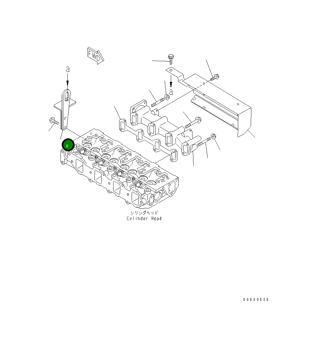 Кронштейн YM129642-13480 Komatsu