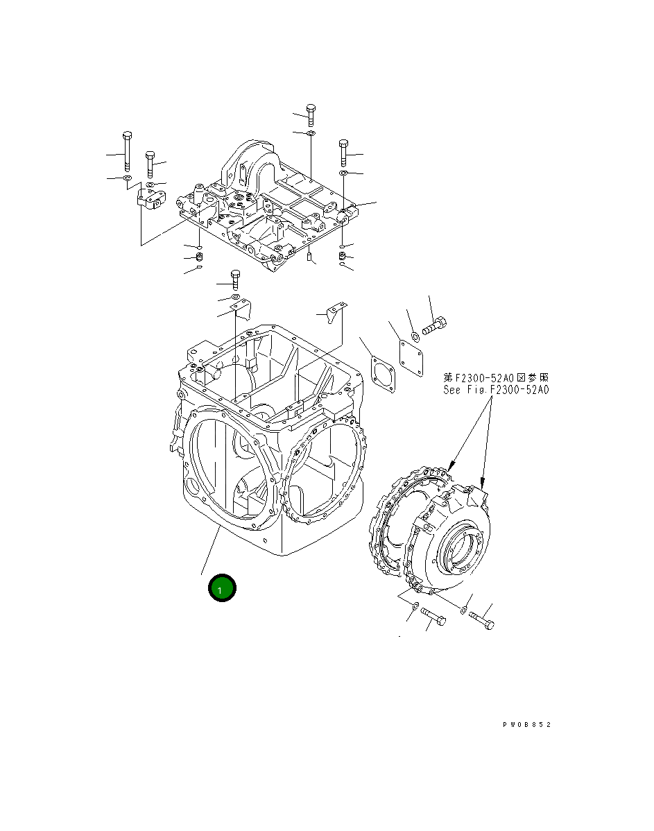 Корпус 14Y-22-15112 Komatsu