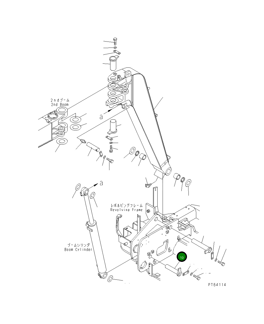 Палец 21U-70-31190 Komatsu
