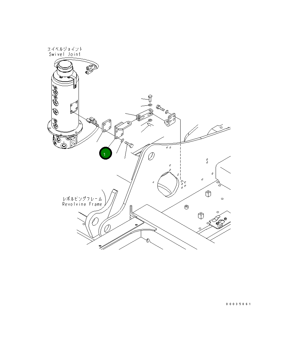 Кронштейн 20E-62-21320 Komatsu