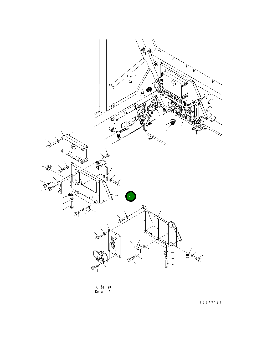 Кронштейн 561-97-82112 Komatsu