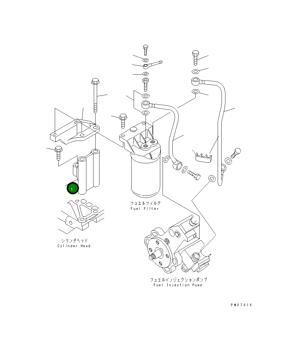 Кронштейн 6732-71-6720 Komatsu