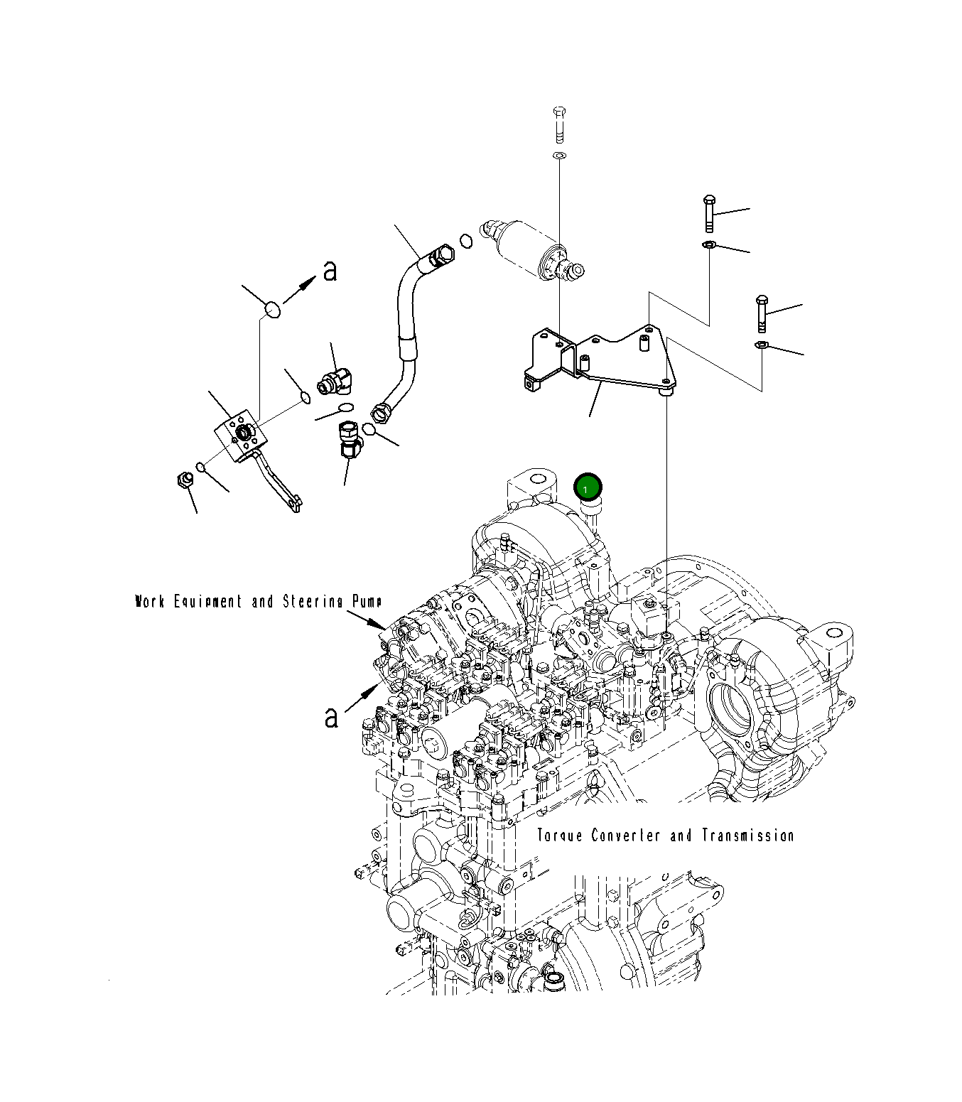 Кронштейн 23H-60-16111 Komatsu