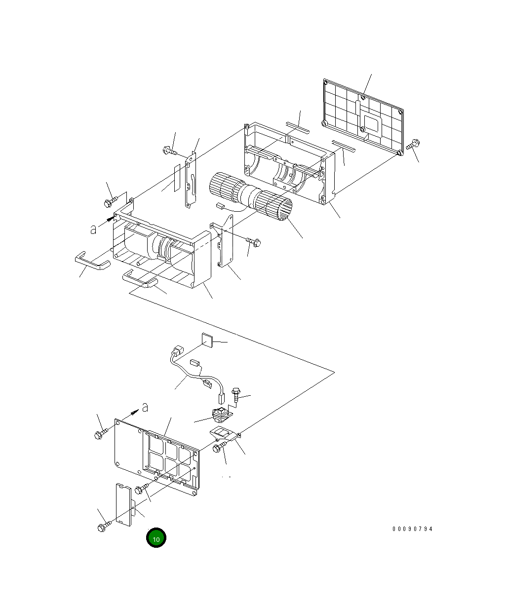 Основание фильтра AN51240-43700 Komatsu