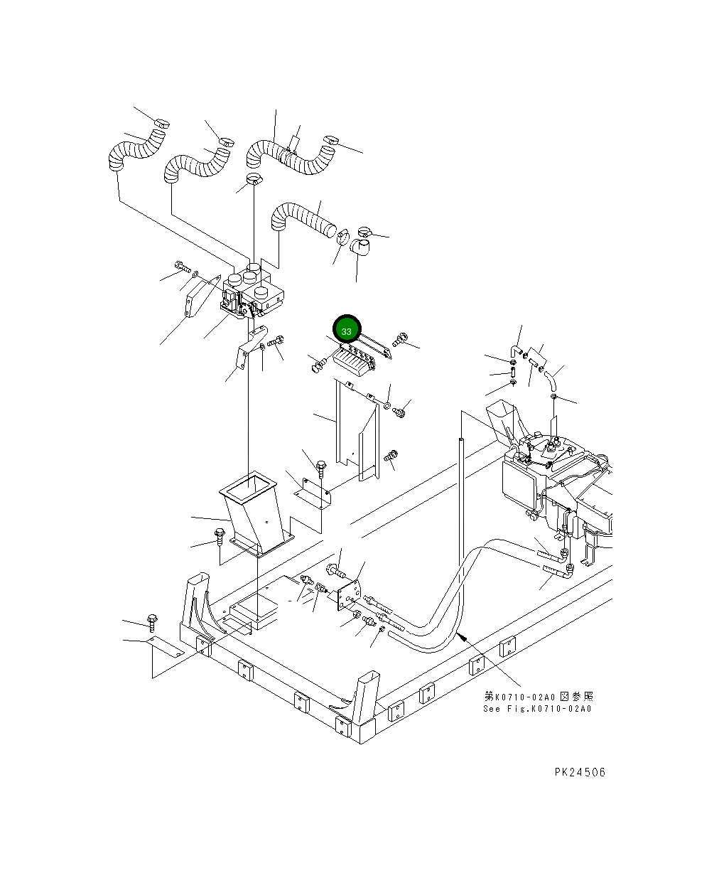 Кронштейн 567-07-72650 Komatsu