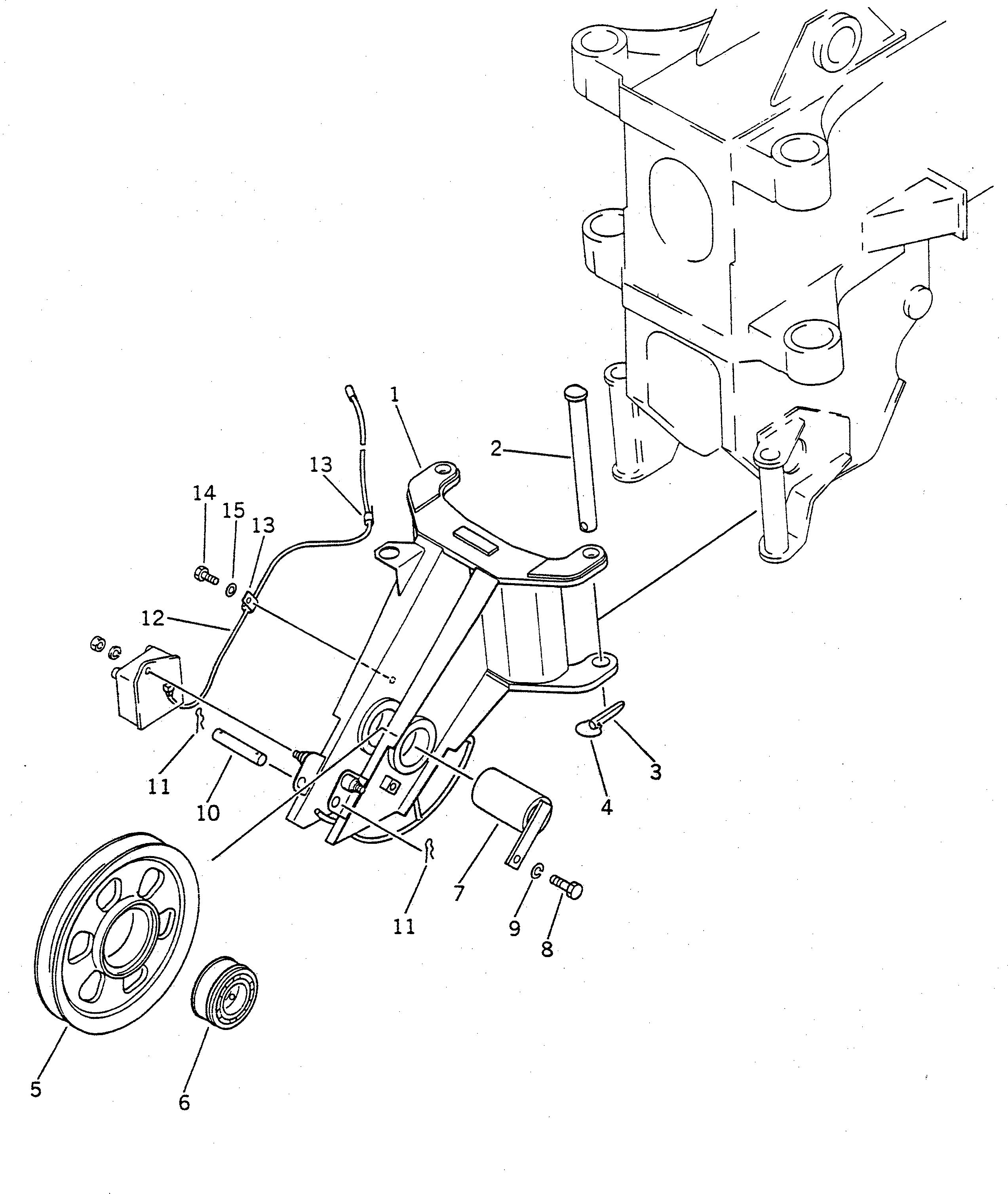 Палец 22W-901-1140 Komatsu