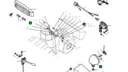 Лампа 3084243M91 Komatsu