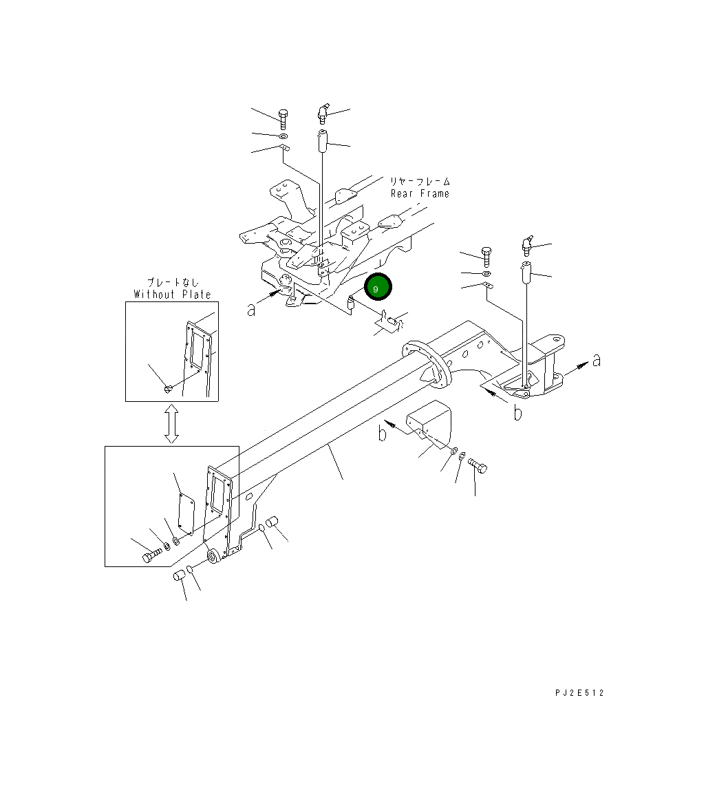 Палец 234-46-34130 Komatsu