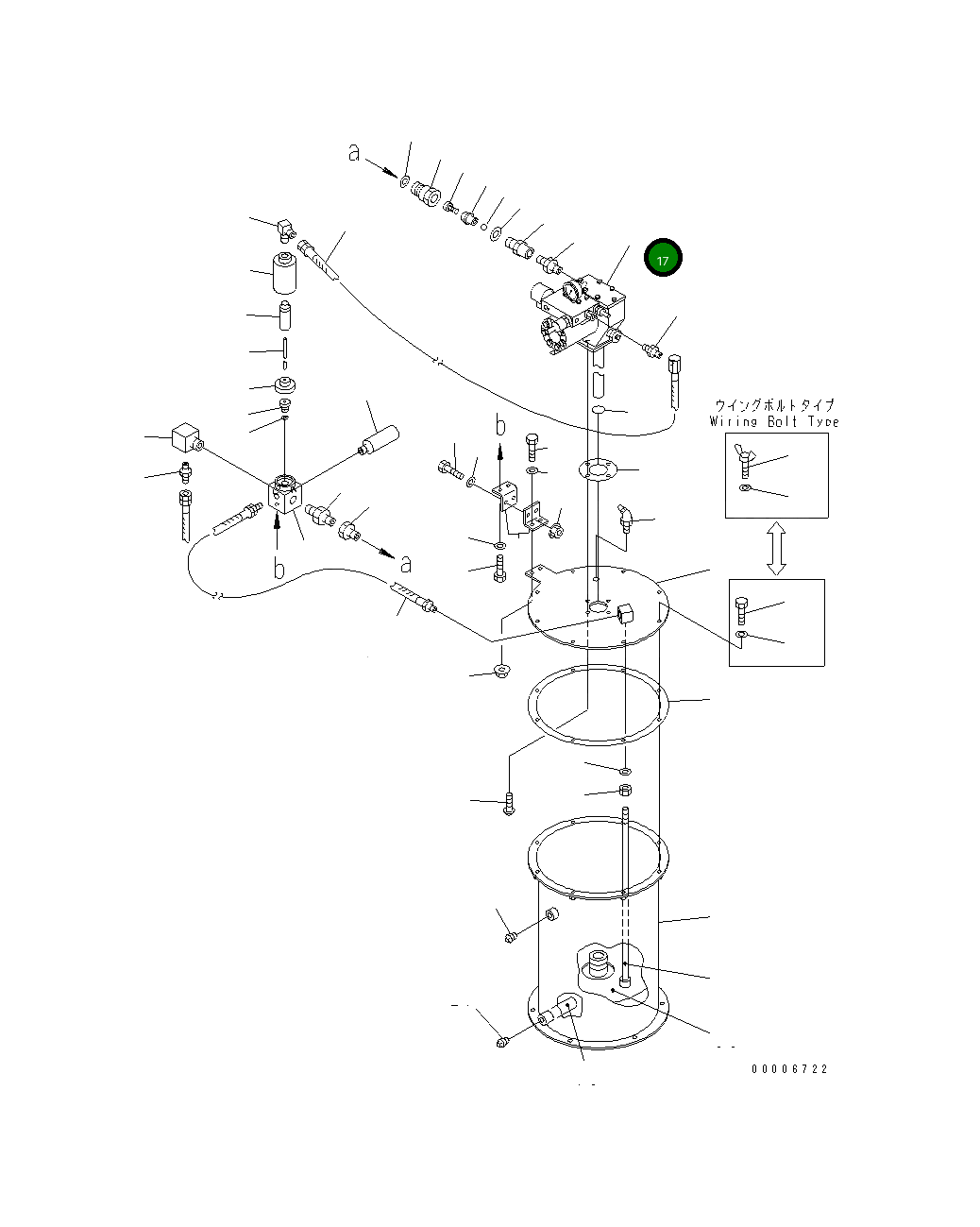 Насос в сборе (без корпуса) 42C-S95-2200 Komatsu