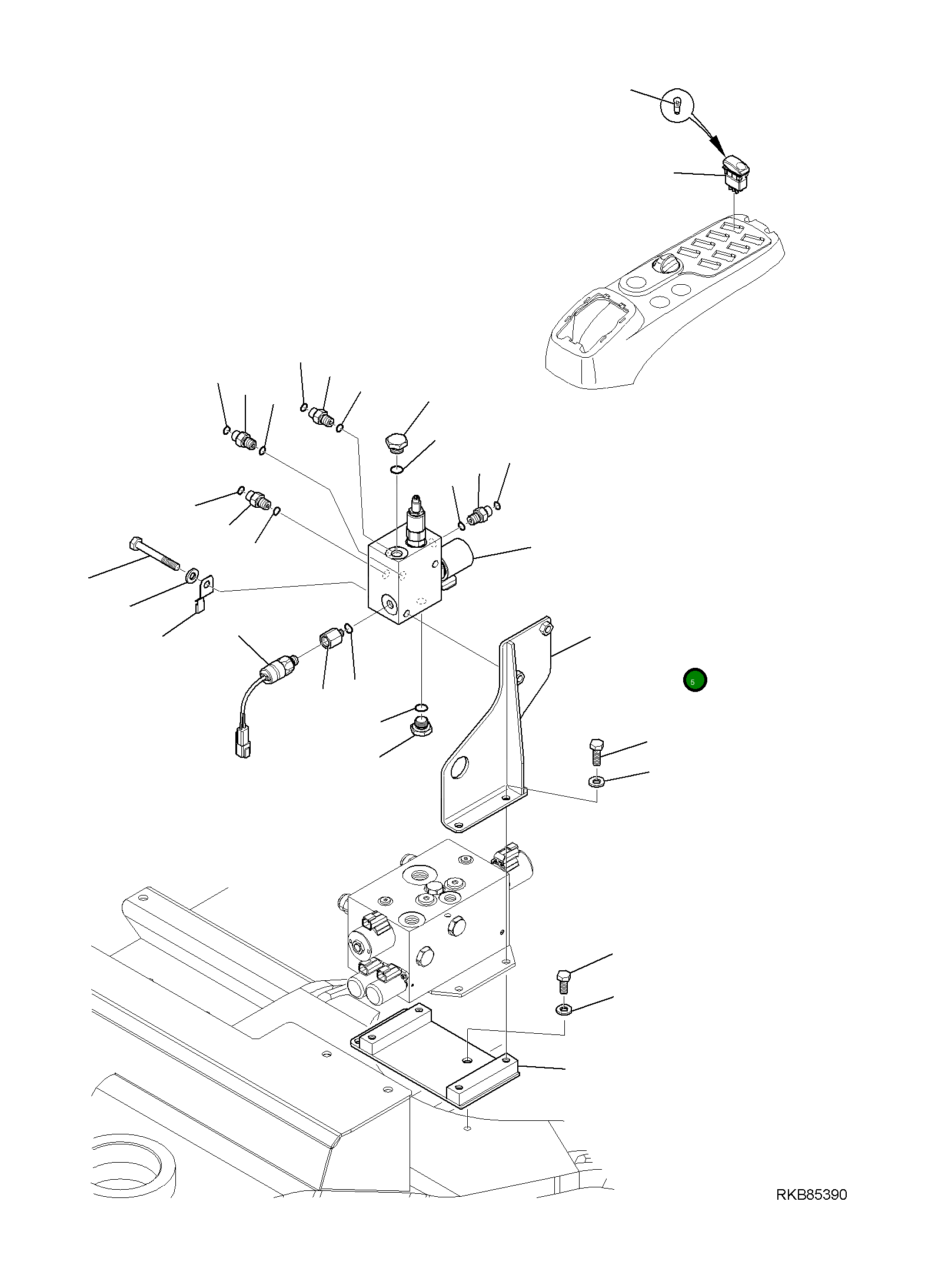 Кронштейн 22E-973-2660 Komatsu
