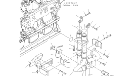 Кронштейн 6245-51-5230 Komatsu