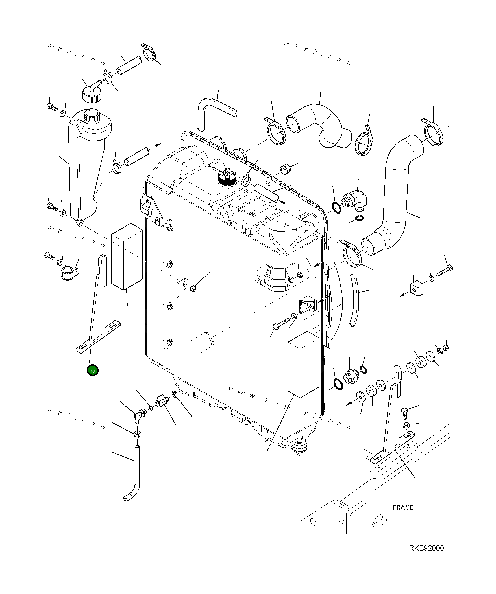 Кронштейн 42N-03-11891 Komatsu