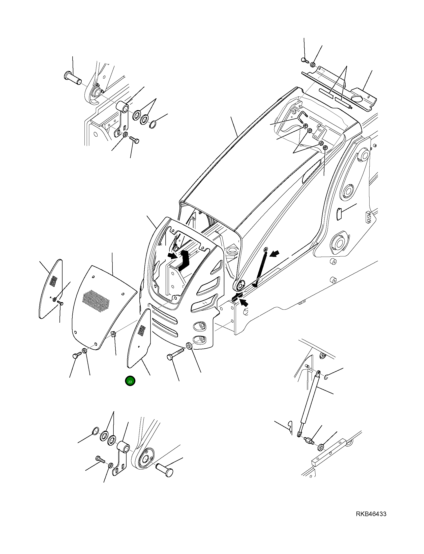 Клипса 42N-54-12260 Komatsu