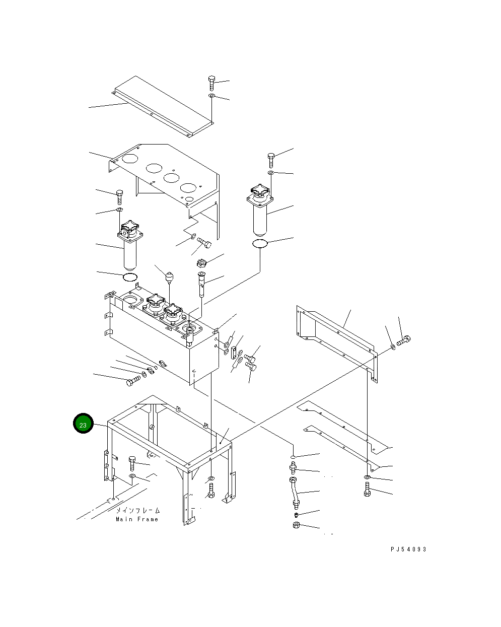 Кронштейн 263-60-33160 Komatsu