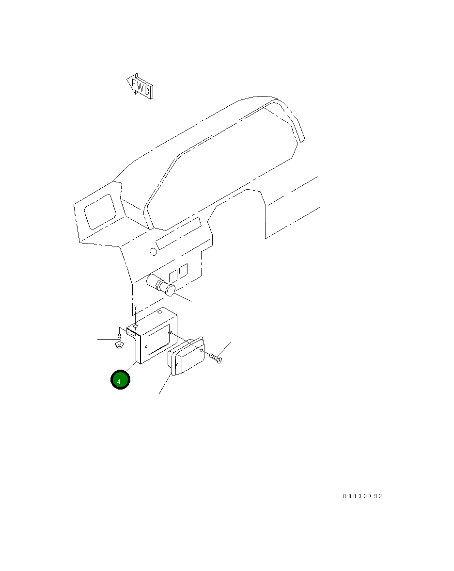 Кронштейн 569-54-63811 Komatsu