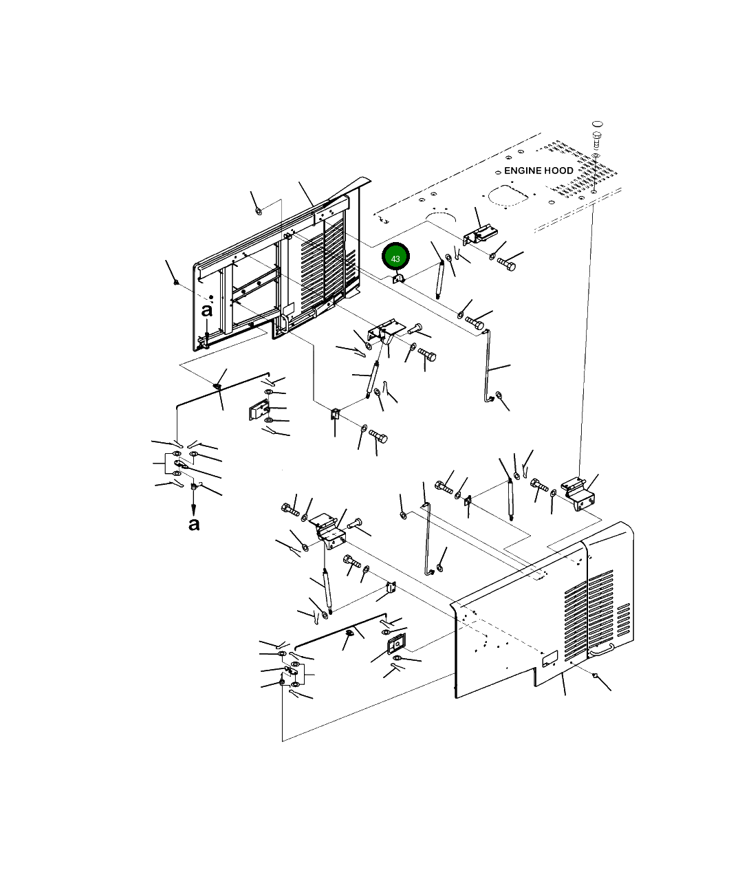 Кронштейн 421-54-A3290 Komatsu