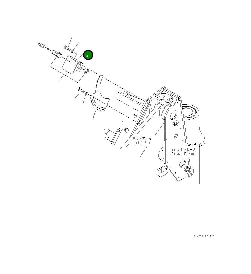 Кронштейн 418-43-39141 Komatsu