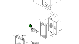 Масляный радиатор 11Y-03-11314 Komatsu