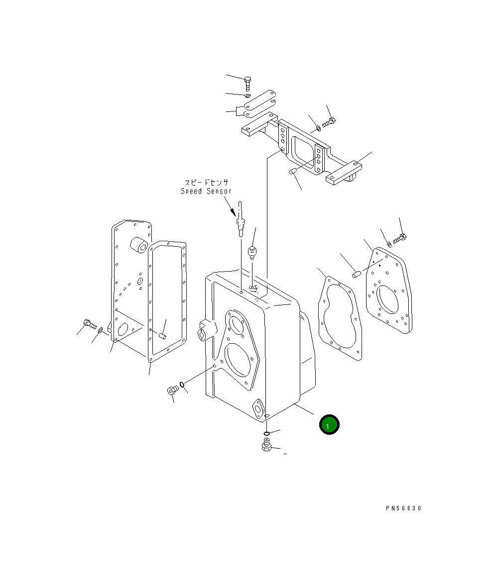 Корпус 262-14-71111 Komatsu