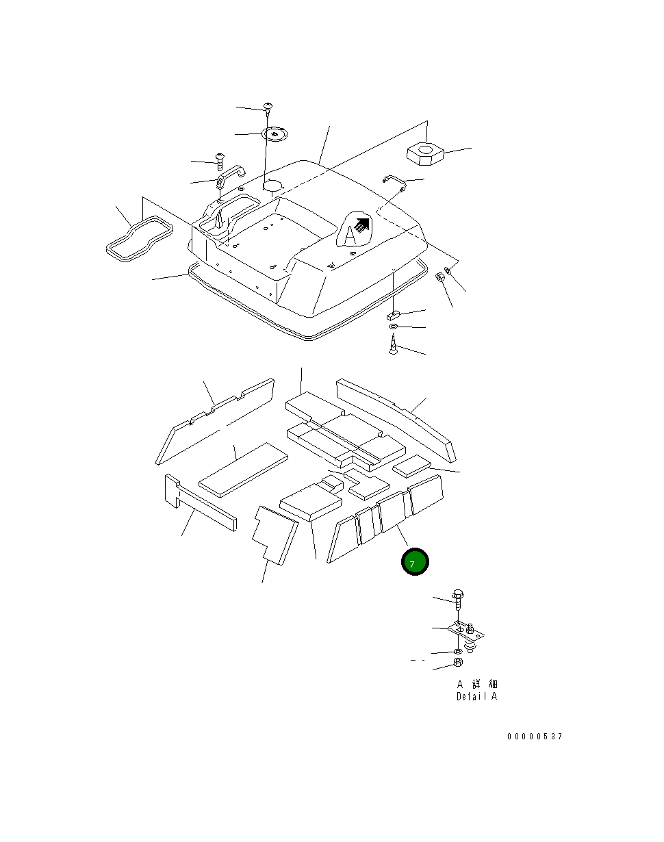Лист 42A-54-21310 Komatsu