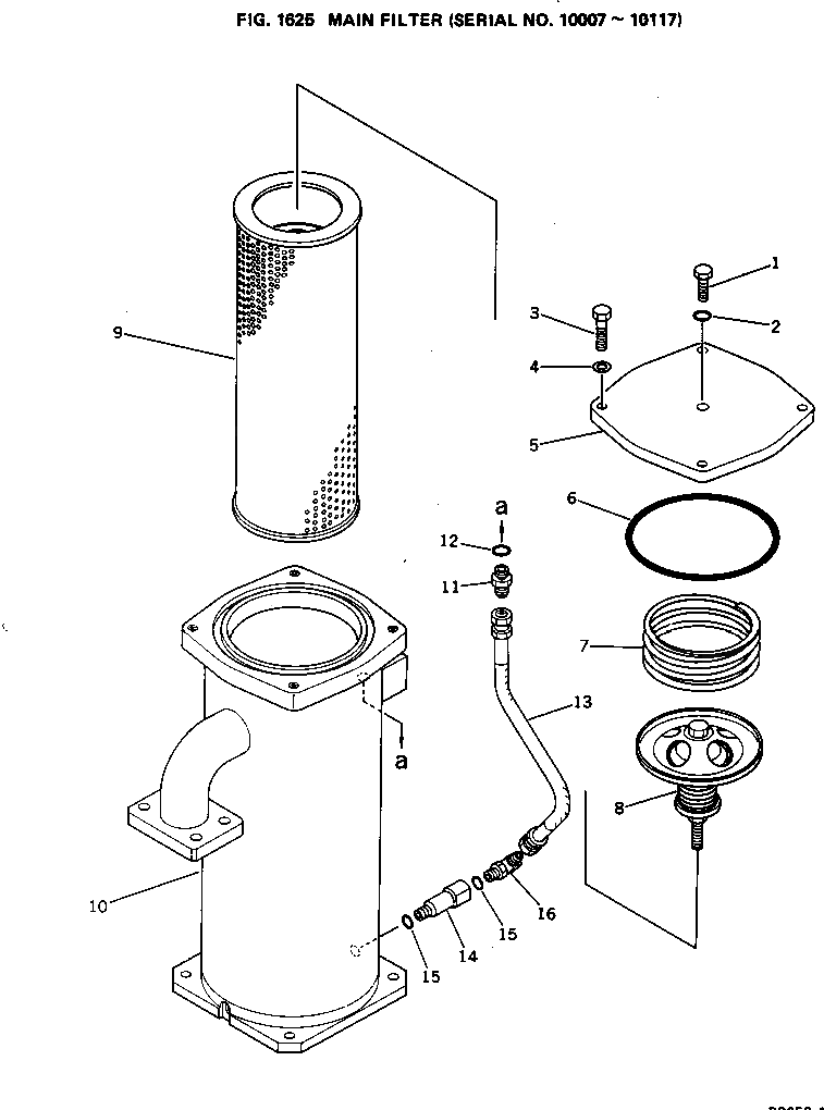 Корпус 209-62-33520 Komatsu