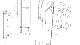 Палец 22M-70-22820 Komatsu