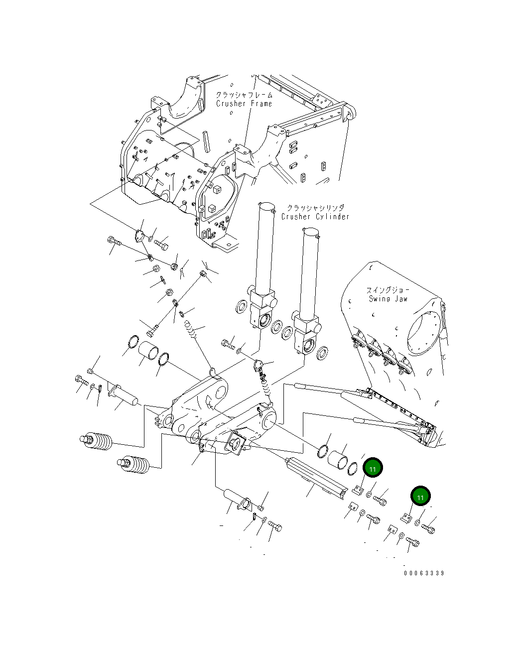Кронштейн 8234-70-6840 Komatsu