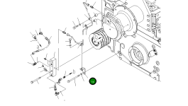 Кронштейн 6219-61-5840 Komatsu