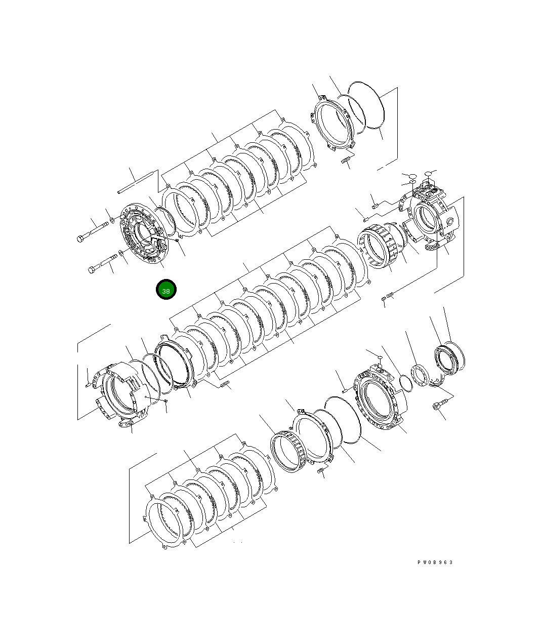 Корпус 14X-15-21180 Komatsu