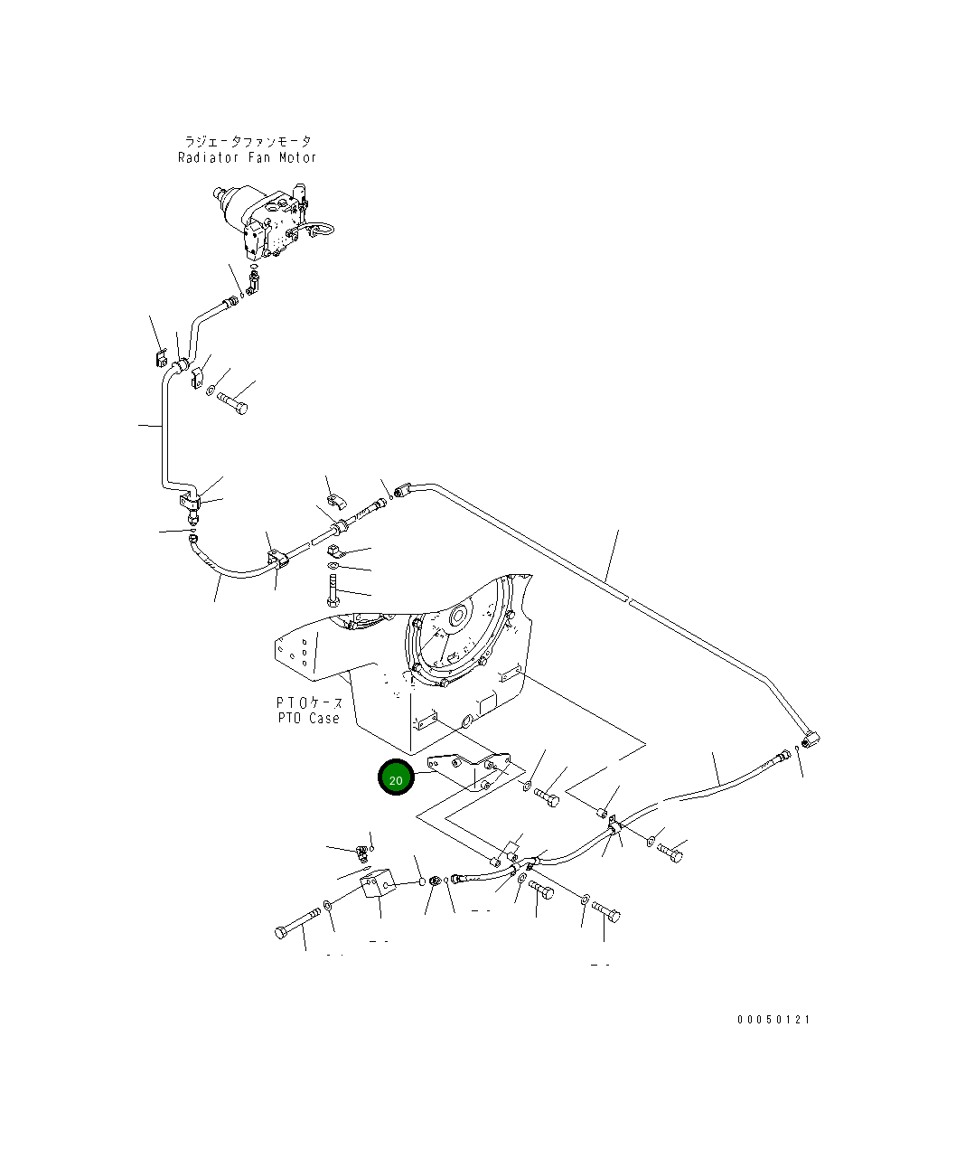 Кронштейн 21T-64-33761 Komatsu