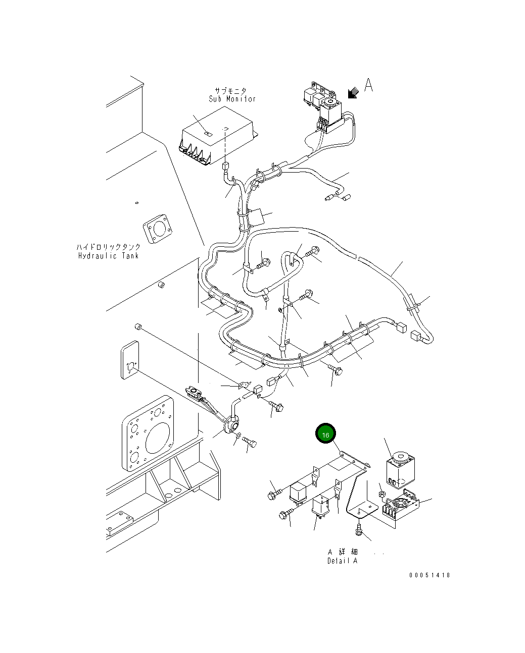 Кронштейн 42C-Z89-3560 Komatsu