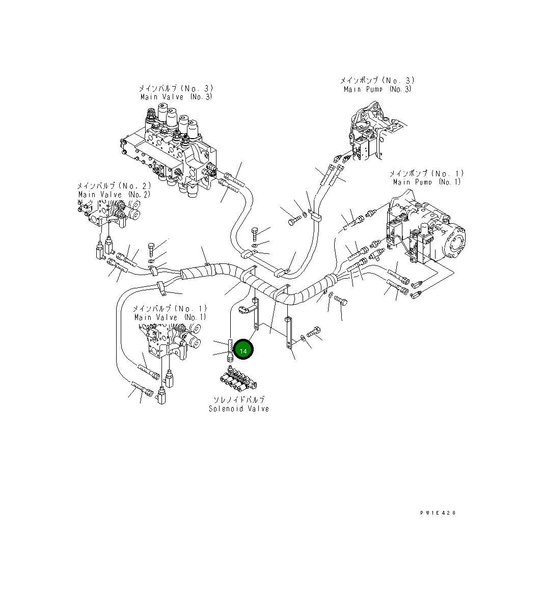 Кронштейн 21N-62-36390 Komatsu