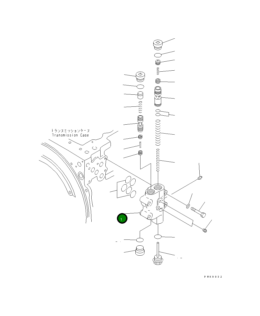 Корпус 17A-15-25131 Komatsu