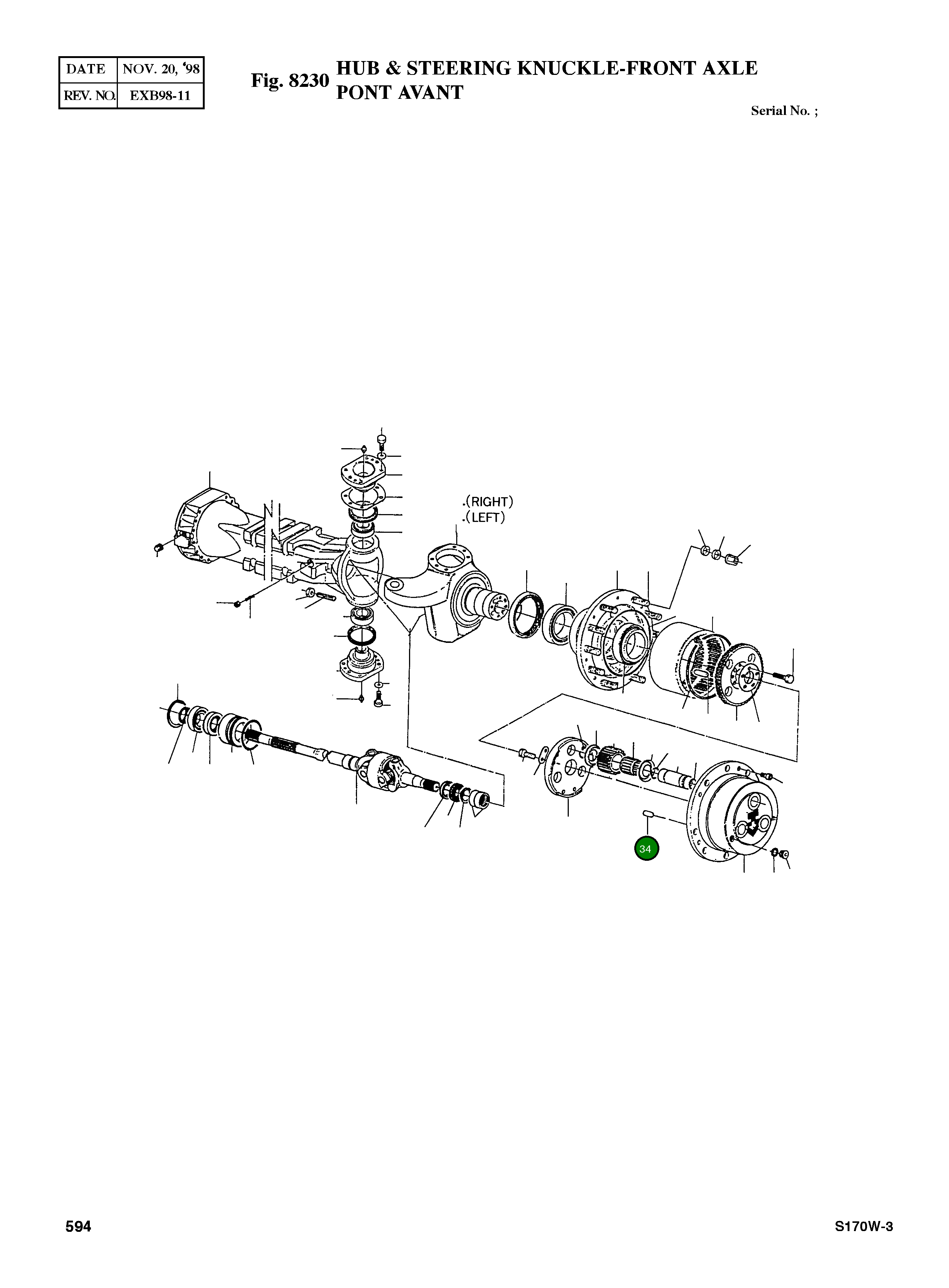 Палец 014.02.1388 Komatsu