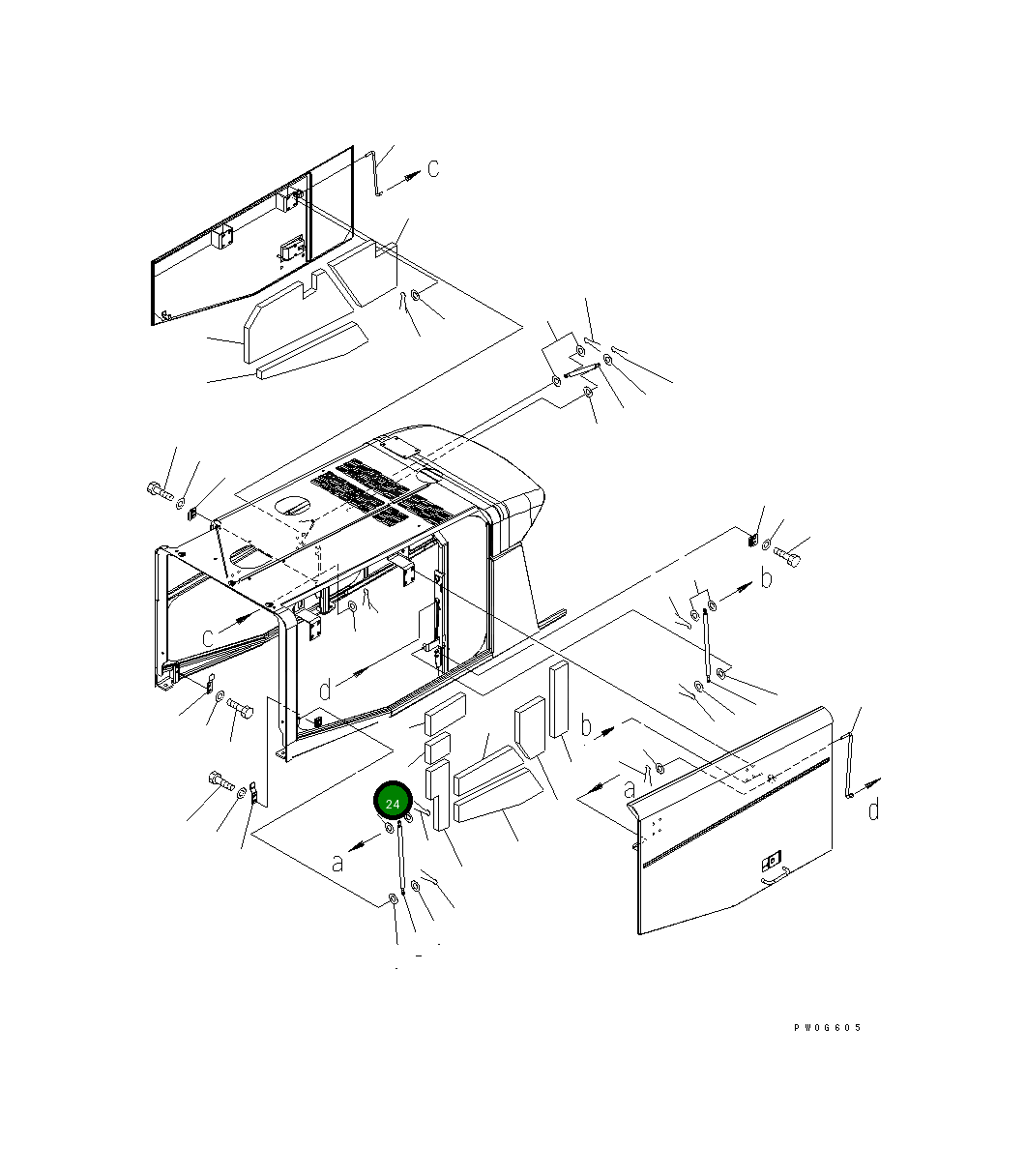 Лист 424-Z84-3360 Komatsu