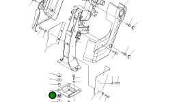 Кронштейн 423-40-42160 Komatsu