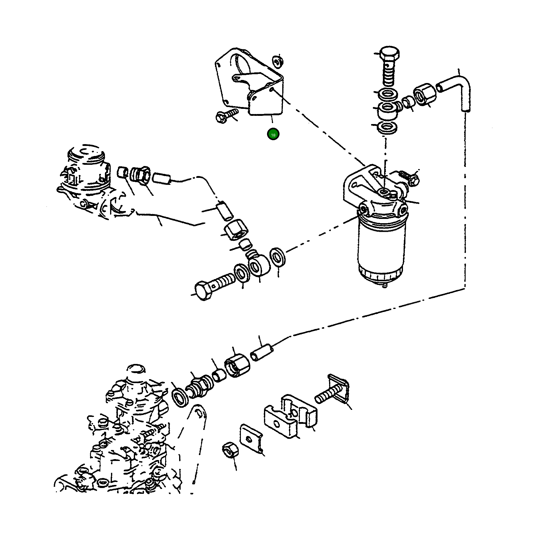 Кронштейн 4918142M91 Komatsu