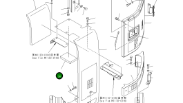 Лист 22U-54-85330 Komatsu