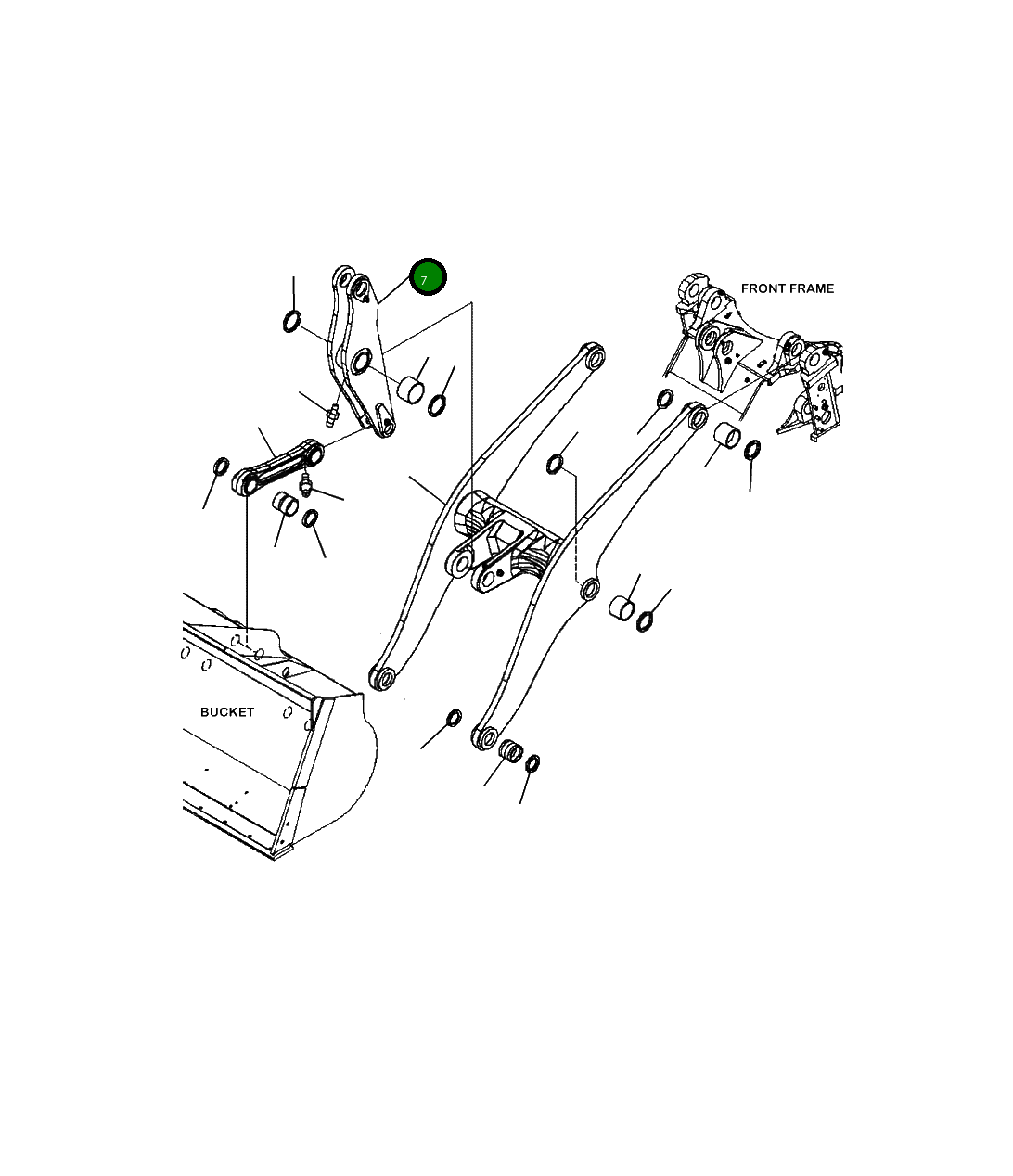 Коромысло 421-70-41510 Komatsu