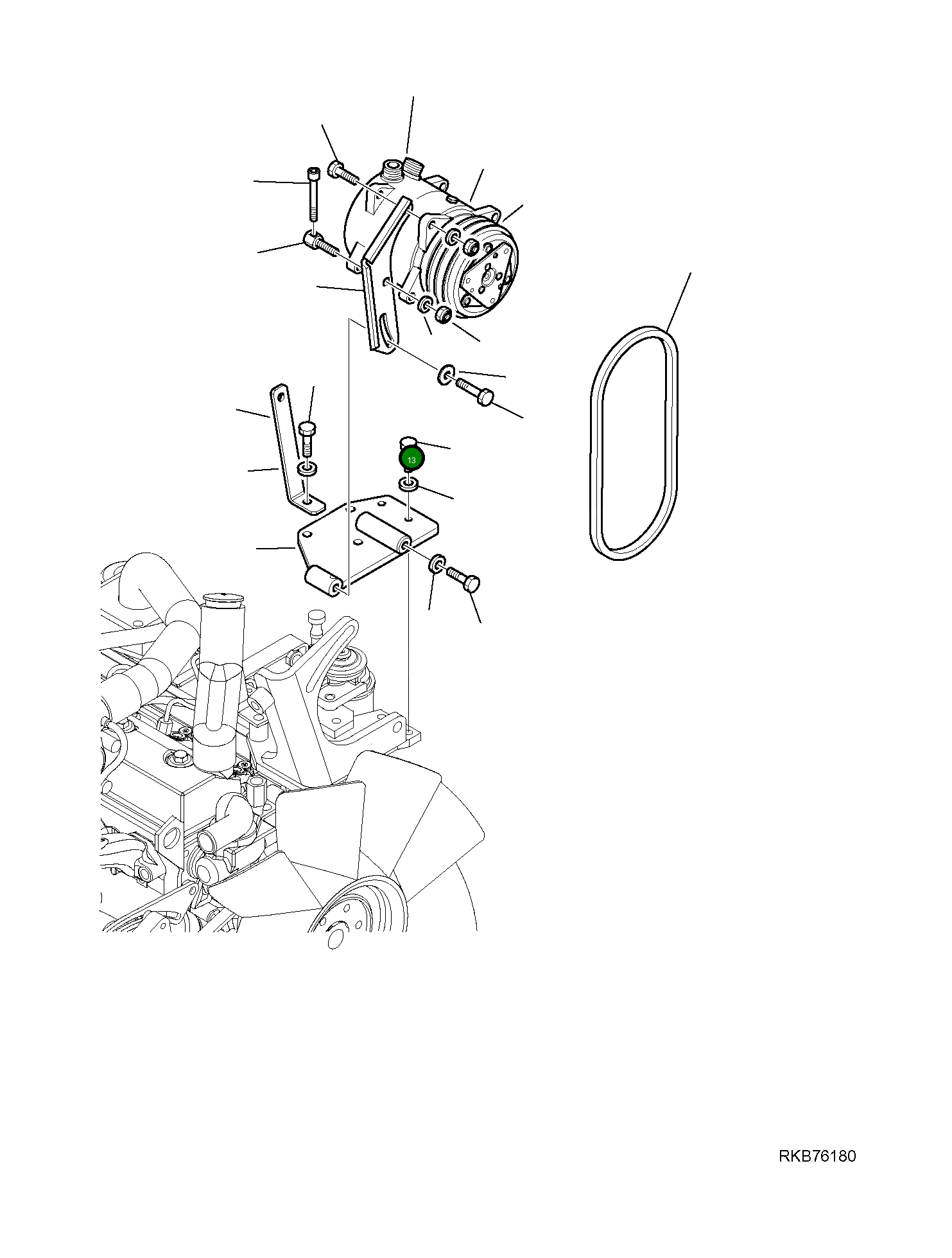 Палец 21W-979-R270 Komatsu